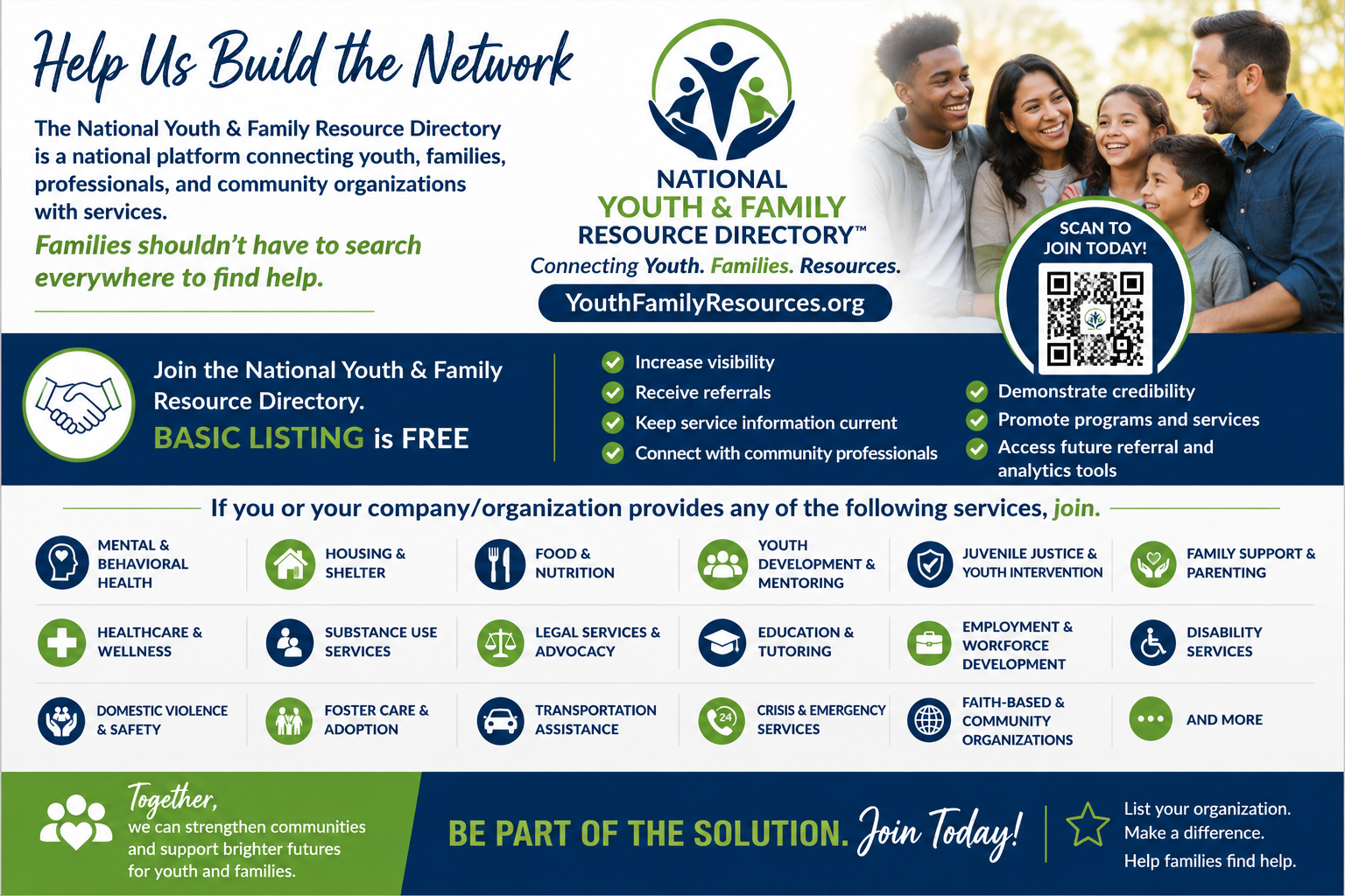 Help Us Build the Network - National Youth and Family Resource Directory